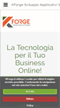 Mobile Screenshot of kforge.it